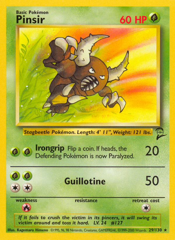 Pinsir (29/130) [Base Set 2] | The Time Vault CA