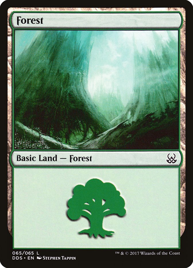 Forest (65) [Duel Decks: Mind vs. Might] | The Time Vault CA