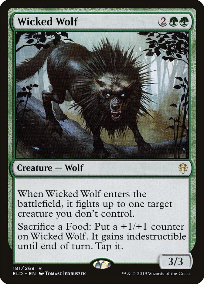 Wicked Wolf [Throne of Eldraine] | The Time Vault CA