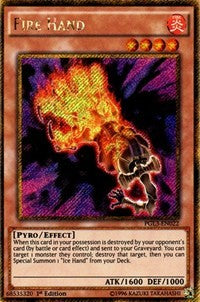 Fire Hand [PGL3-EN022] Gold Secret Rare | The Time Vault CA