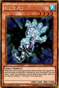 Ice Hand [PGL3-EN023] Gold Secret Rare | The Time Vault CA