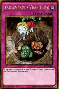 Treacherous Trap Hole [PGL3-EN036] Gold Secret Rare | The Time Vault CA