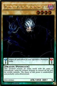 Vector Pendulum, the Dracoverlord [PGL3-EN041] Gold Rare | The Time Vault CA