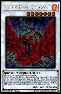 Black Rose Dragon [PGL3-EN059] Gold Rare | The Time Vault CA