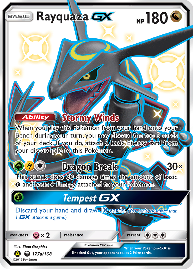 Rayquaza GX (177a/168) [Alternate Art Promos] | The Time Vault CA