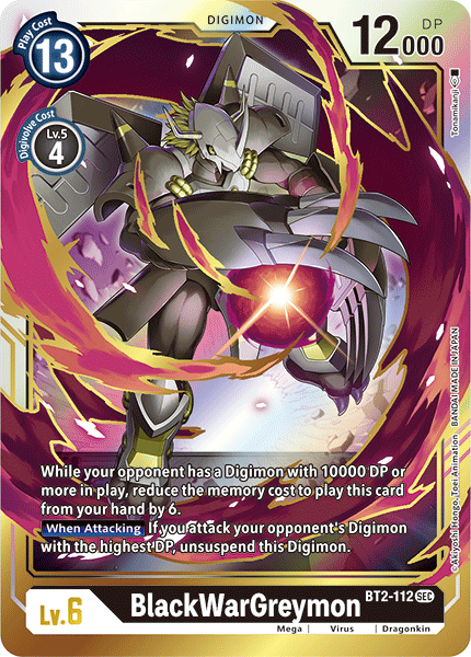 BlackWarGreymon [BT2-112] [Release Special Booster Ver.1.5] | The Time Vault CA