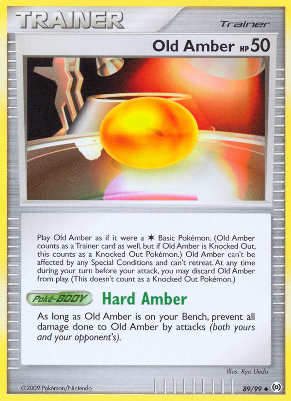 Old Amber (89/99) [Platinum: Arceus] | The Time Vault CA