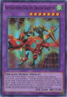 Sky Galloping Gaia the Dragon Champion [MIL1-EN010] Super Rare | The Time Vault CA