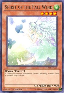 Spirit of the Fall Wind [SHVI-EN039] Rare | The Time Vault CA