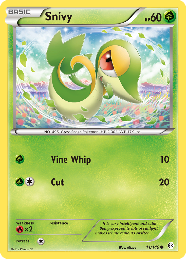 Snivy (11/149) [Black & White: Boundaries Crossed] | The Time Vault CA