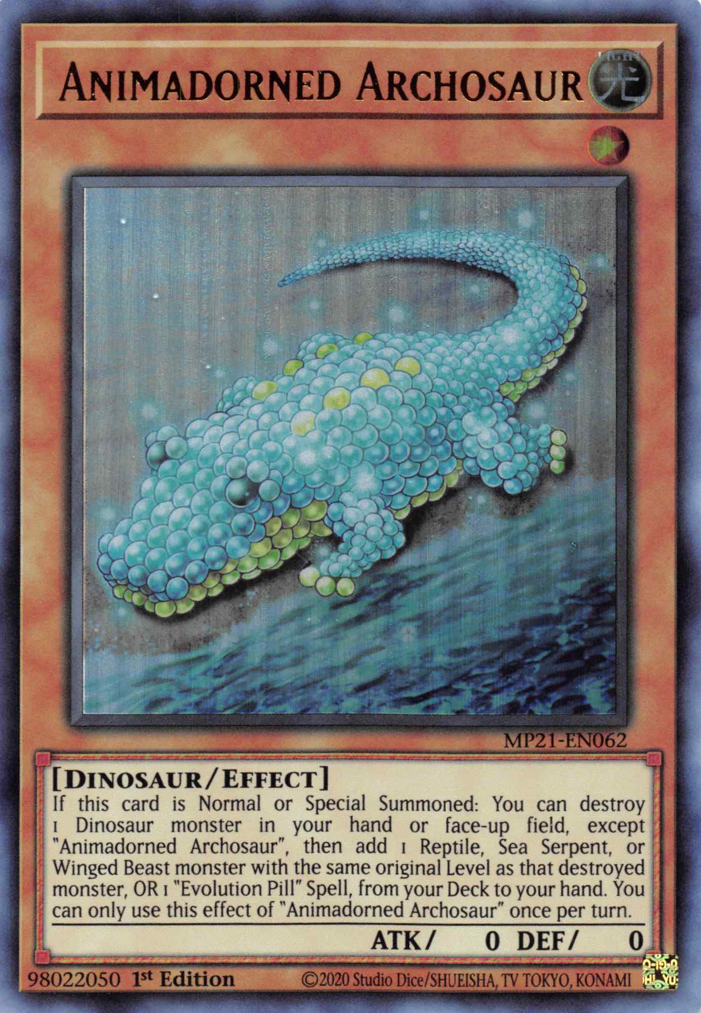 Animadorned Archosaur [MP21-EN062] Ultra Rare | The Time Vault CA