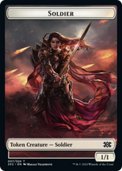 Spider // Soldier Double-sided Token [Double Masters 2022 Tokens] | The Time Vault CA