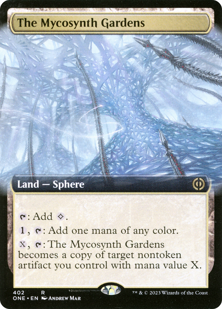 The Mycosynth Gardens (Extended Art) [Phyrexia: All Will Be One] | The Time Vault CA