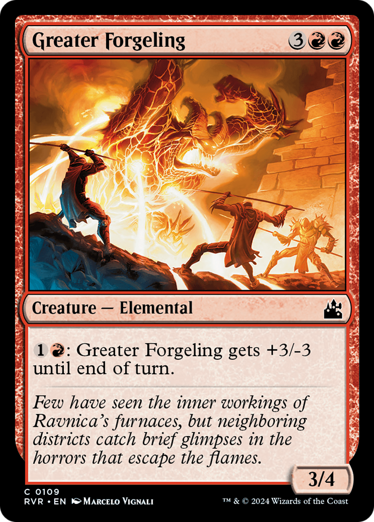 Greater Forgeling [Ravnica Remastered] | The Time Vault CA