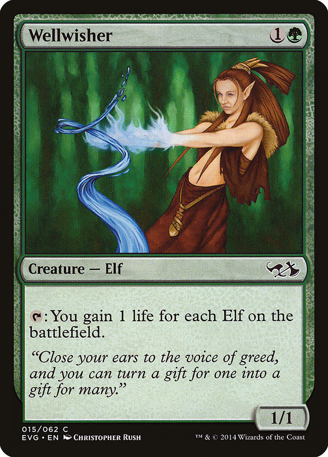 Wellwisher (Elves vs. Goblins) [Duel Decks Anthology] | The Time Vault CA