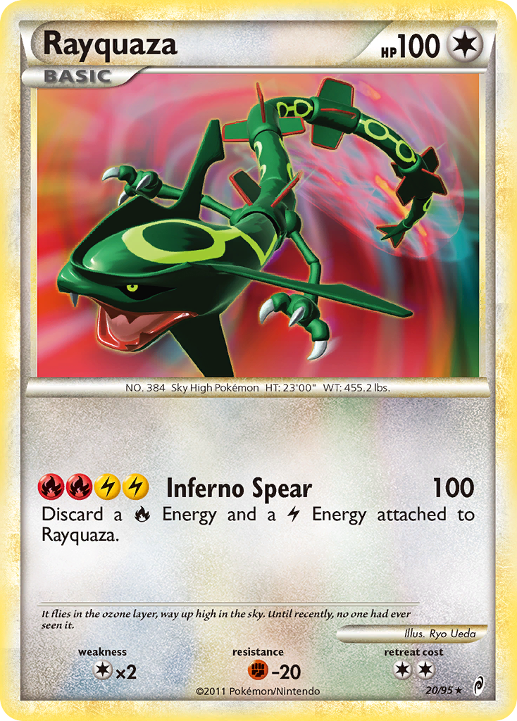 Rayquaza (20/95) [HeartGold & SoulSilver: Call of Legends] | The Time Vault CA