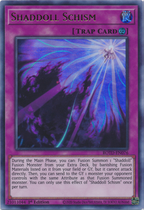 Shaddoll Schism [ROTD-EN076] Ultra Rare | The Time Vault CA
