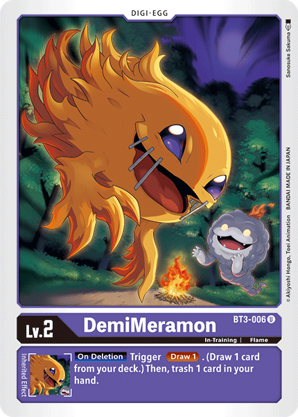 DemiMeramon [BT3-006] [Release Special Booster Ver.1.5] | The Time Vault CA