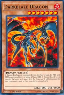 Darkblaze Dragon [SR02-EN006] Common | The Time Vault CA