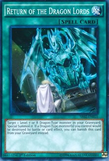 Return of the Dragon Lords [SR02-EN025] Super Rare | The Time Vault CA