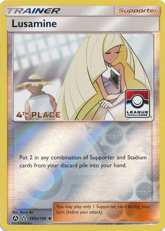 Lusamine (153a/156) (League Challenge Alt Art 4th Place) [Sun & Moon: Ultra Prism] | The Time Vault CA