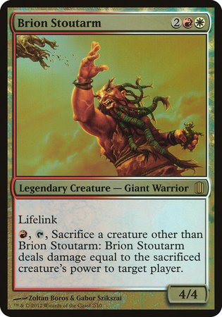 Brion Stoutarm (Commander's Arsenal) [Commander's Arsenal Oversized] | The Time Vault CA