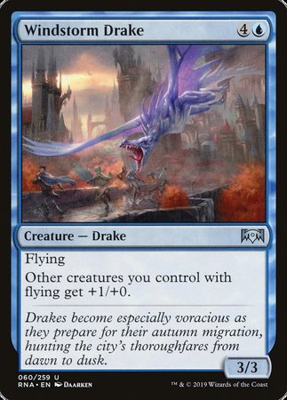 Windstorm Drake [Ravnica Allegiance] | The Time Vault CA