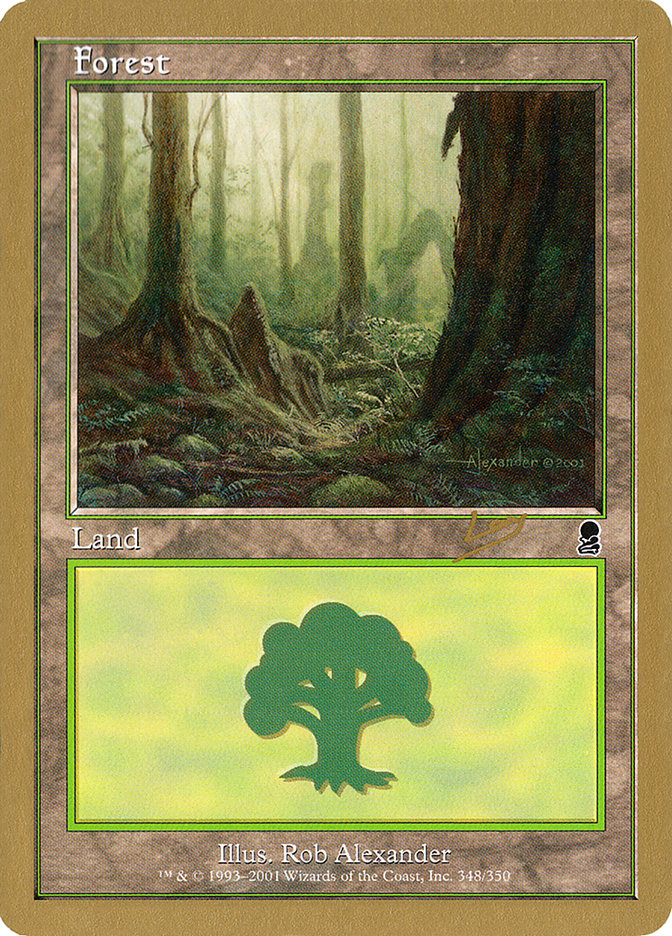 Forest (rl348) (Raphael Levy) [World Championship Decks 2002] | The Time Vault CA