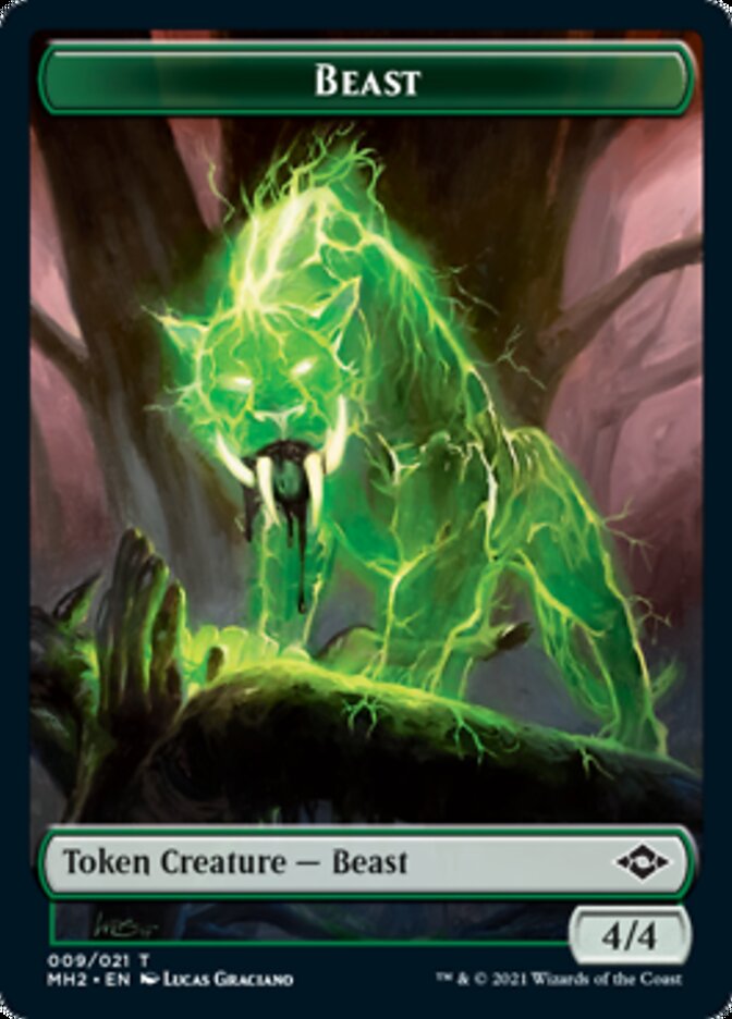 Beast Token [Modern Horizons 2 Tokens] | The Time Vault CA