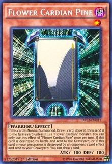 Flower Cardian Pine [DRL3-EN031] Secret Rare | The Time Vault CA