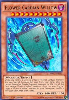 Flower Cardian Willow [DRL3-EN033] Ultra Rare | The Time Vault CA