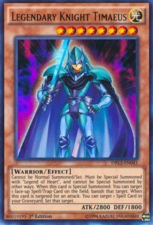 Legendary Knight Timaeus [DRL3-EN041] Ultra Rare | The Time Vault CA
