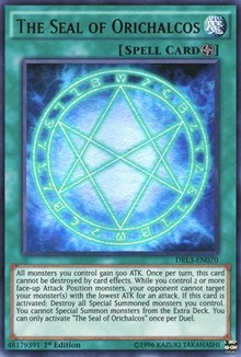 The Seal of Orichalcos [DRL3-EN070] Ultra Rare | The Time Vault CA