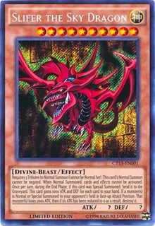 Slifer the Sky Dragon [CT13-EN001] Secret Rare | The Time Vault CA