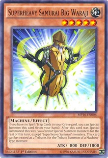 Superheavy Samurai Big Waraji [MP16-EN006] Common | The Time Vault CA