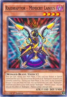 Raidraptor - Mimicry Lanius [MP16-EN015] Common | The Time Vault CA