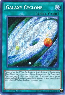 Galaxy Cyclone [MP16-EN027] Secret Rare | The Time Vault CA