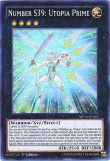 Number S39: Utopia Prime [MP16-EN043] Super Rare | The Time Vault CA