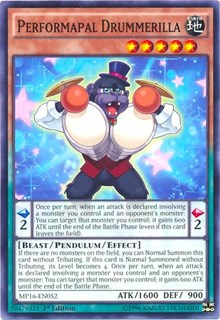 Performapal Drummerilla [MP16-EN052] Common | The Time Vault CA