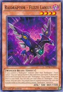 Raidraptor - Fuzzy Lanius [MP16-EN058] Common | The Time Vault CA