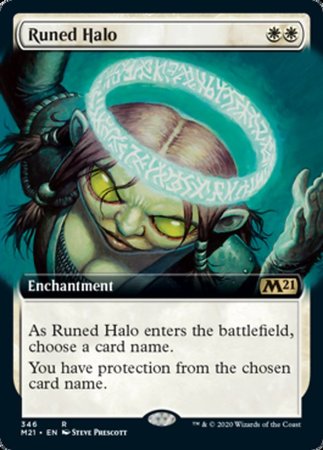 Runed Halo (Extended Art) [Core Set 2021] | The Time Vault CA