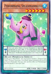 Performapal Splashmammoth [MP16-EN106] Rare | The Time Vault CA
