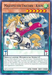 Majespecter Unicorn - Kirin [MP16-EN129] Rare | The Time Vault CA