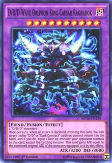 D/D/D Wave Oblivion King Caesar Ragnarok [MP16-EN138] Super Rare | The Time Vault CA