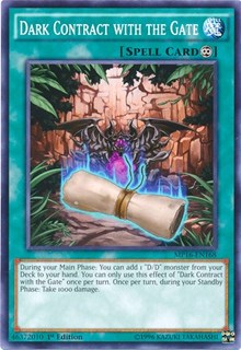 Dark Contract with the Gate [MP16-EN168] Common | The Time Vault CA