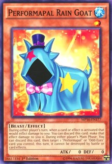 Performapal Rain Goat [MP16-EN177] Common | The Time Vault CA
