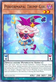 Performapal Trump Girl [MP16-EN178] Common | The Time Vault CA