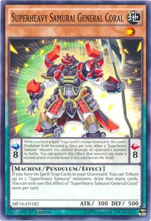 Superheavy Samurai General Coral [MP16-EN182] Common | The Time Vault CA
