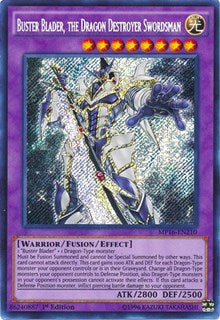 Buster Blader, the Dragon Destroyer Swordsman [MP16-EN210] Secret Rare | The Time Vault CA