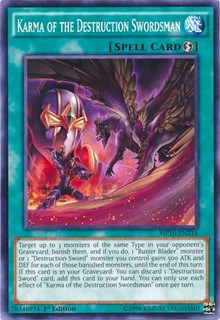 Karma of the Destruction Swordsman [MP16-EN216] Common | The Time Vault CA